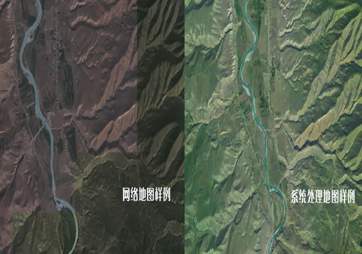 全球一体化卫星影像均色处理系统